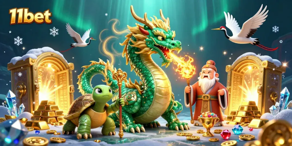 Win big at 11bet with an epic casino adventure featuring dragons and treasures.