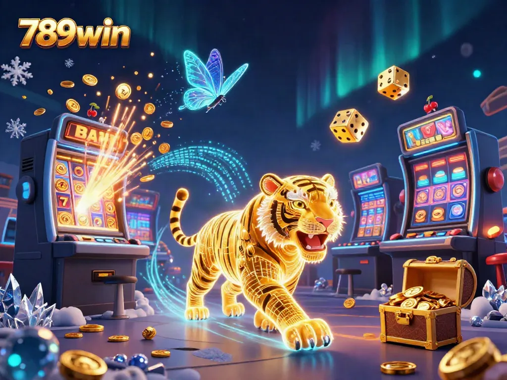 Play exciting games at 789win with vibrant neon visuals and thrilling jackpot scenes.
