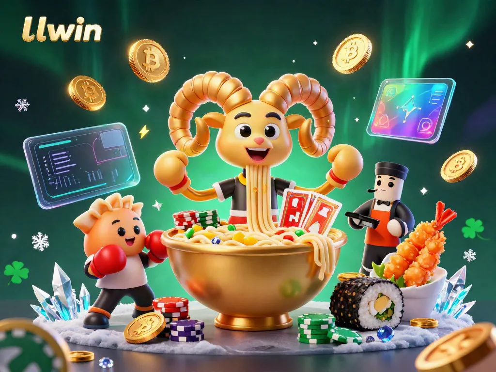Engage in vibrant gameplay at llwin with lively characters, winning tokens, and an electrifying casino atmosphere.