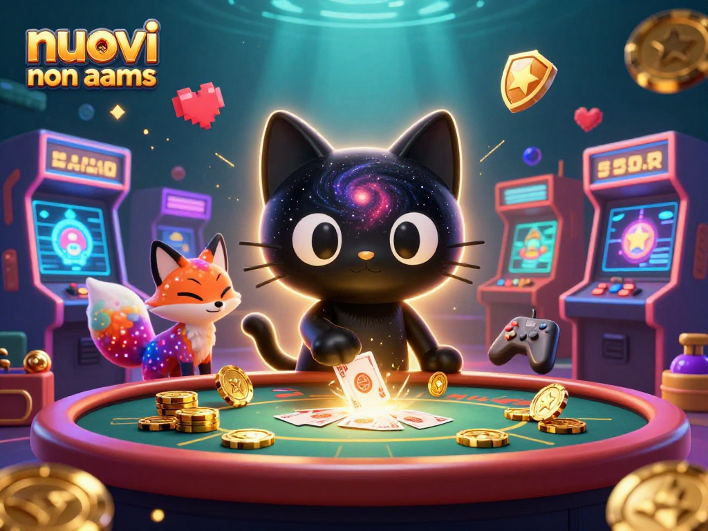 Nuovi casinò non AAMS: divertiti ai tavoli con cat e fox in un casinò cosmico.